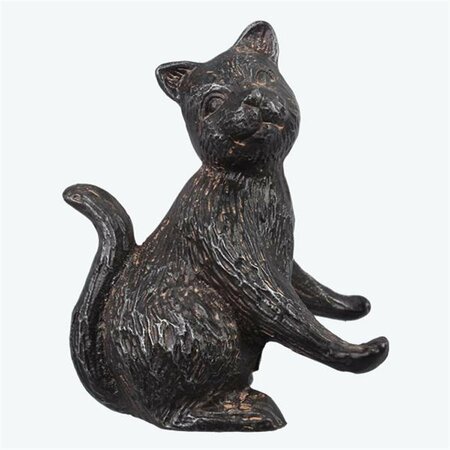 YOUNGS Cast Iron Cat Decor 72445